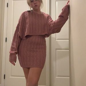NWT Nasty Gal Co-Ord sweater and skirt